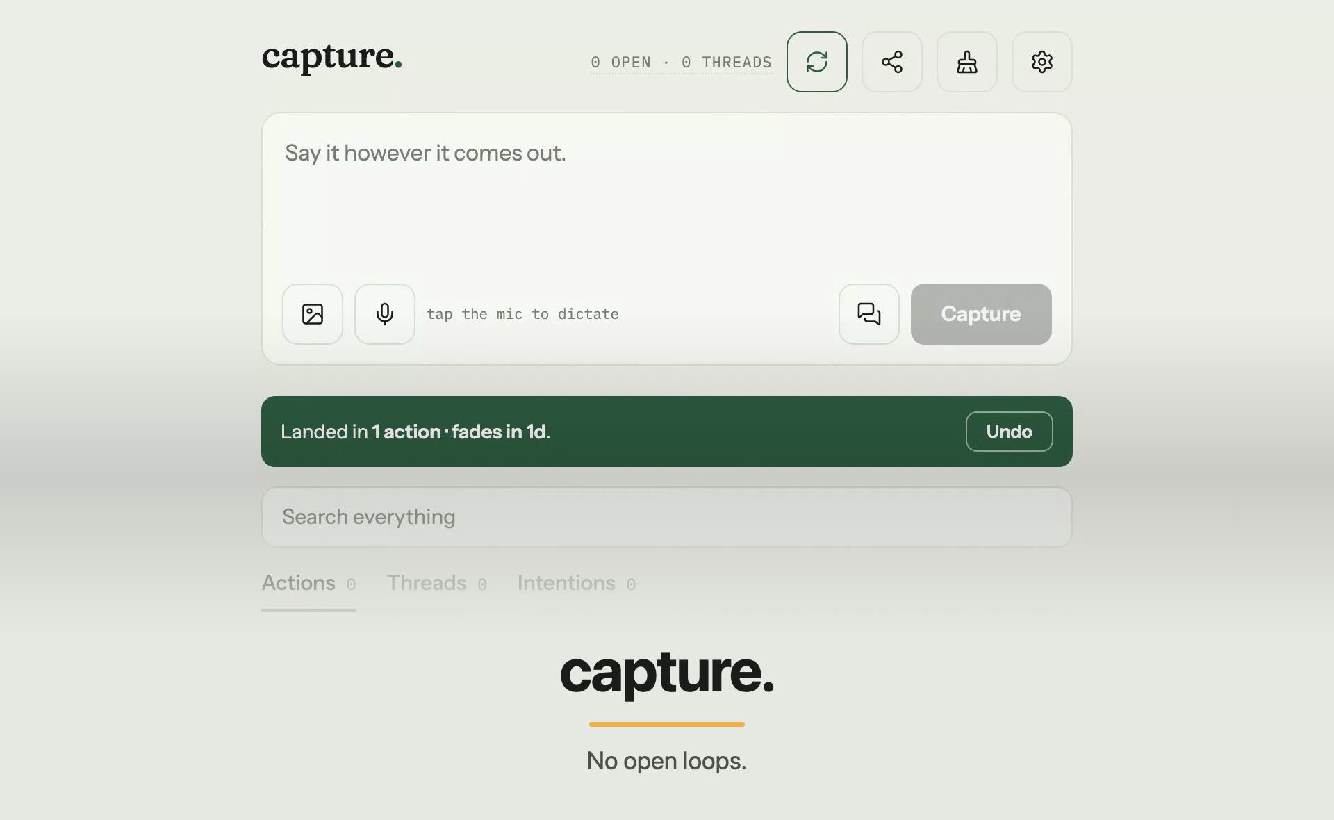 Frame from a Capture demo made with Retake
